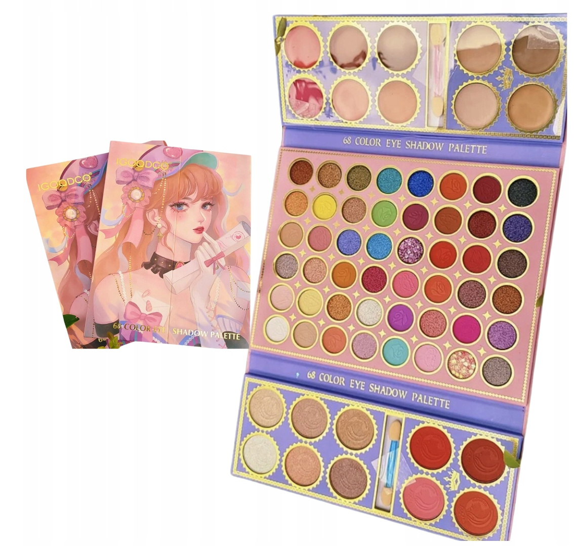 Dětská kosmetická paleta s očními stíny Shadow 68ks