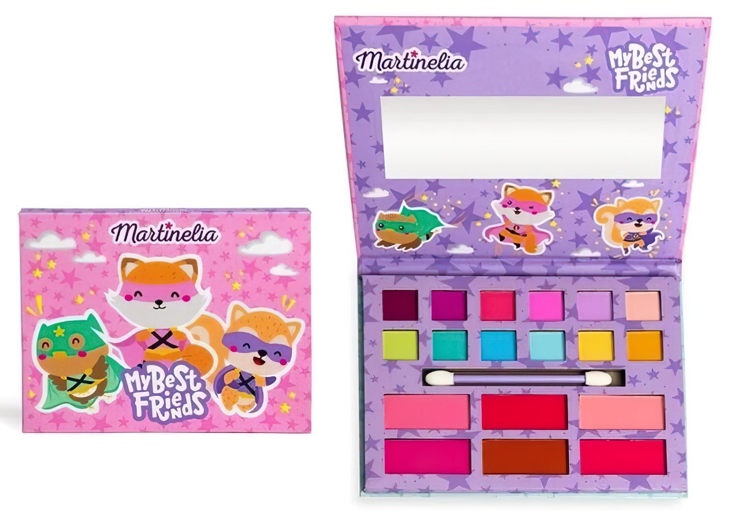 Dětská kosmetická paleta Superhero friends