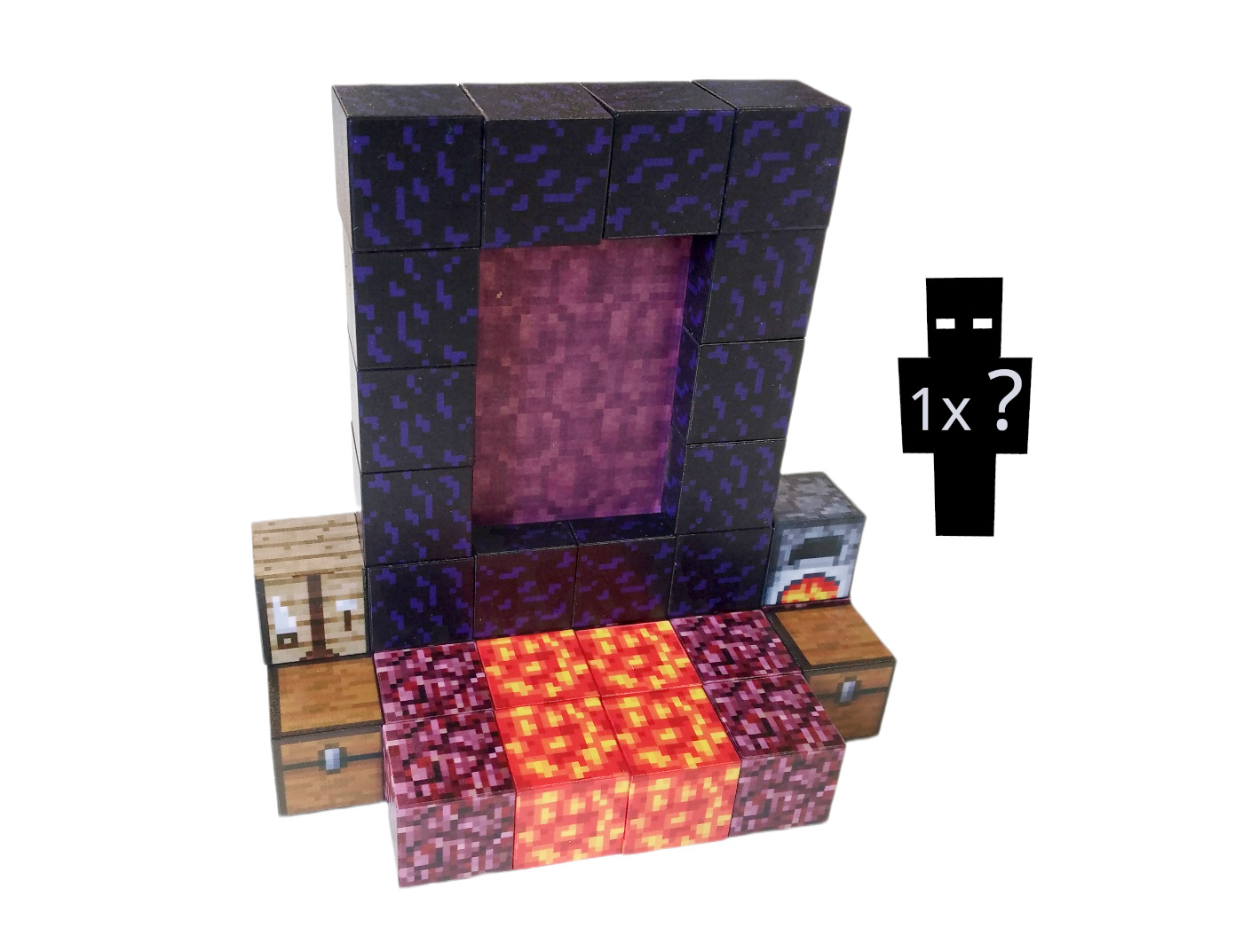 Magnetická stavebnice Minecraft Portál 32ks