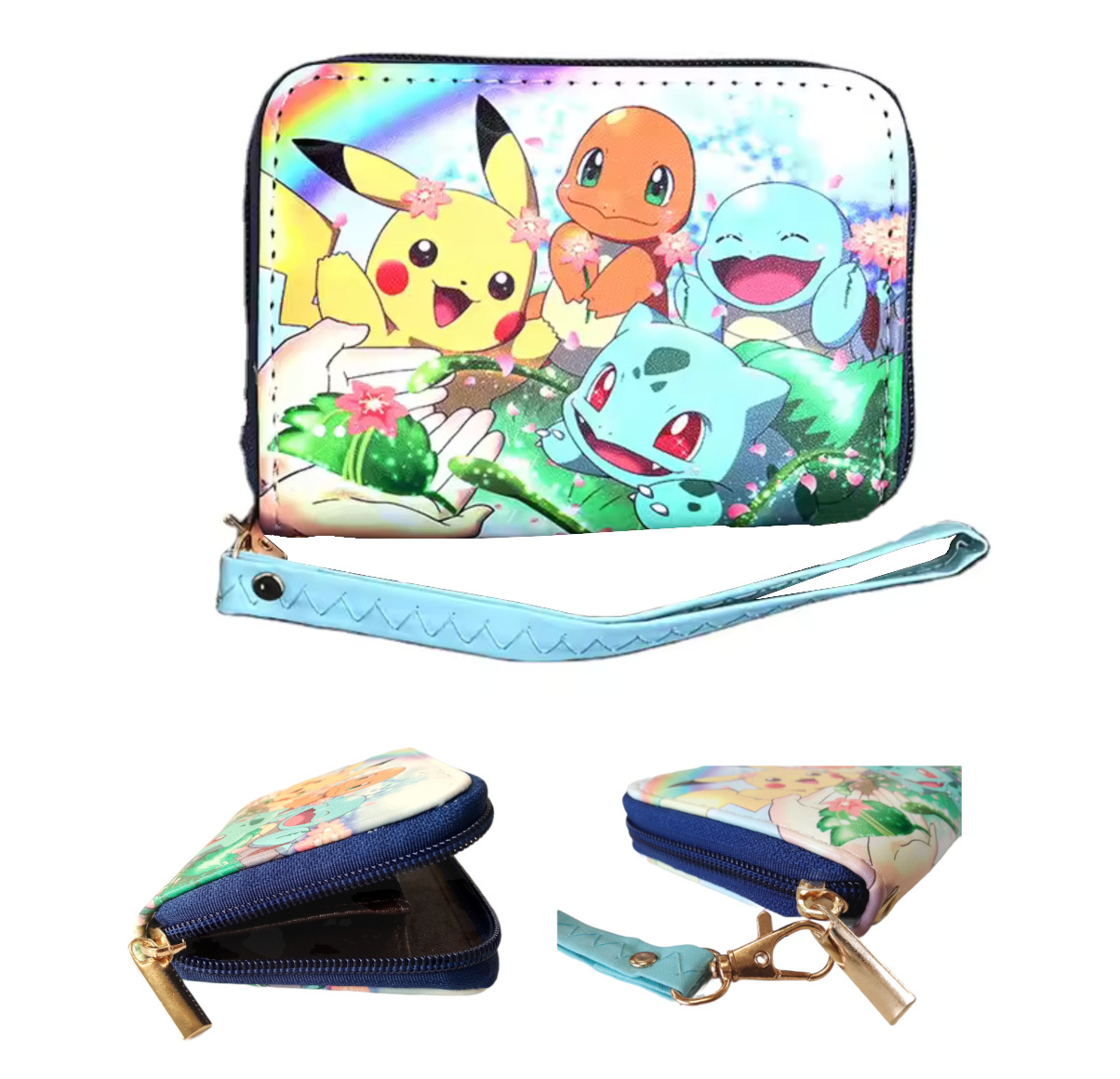 Dětská peněženka Pokémon s poutkem a karabinou