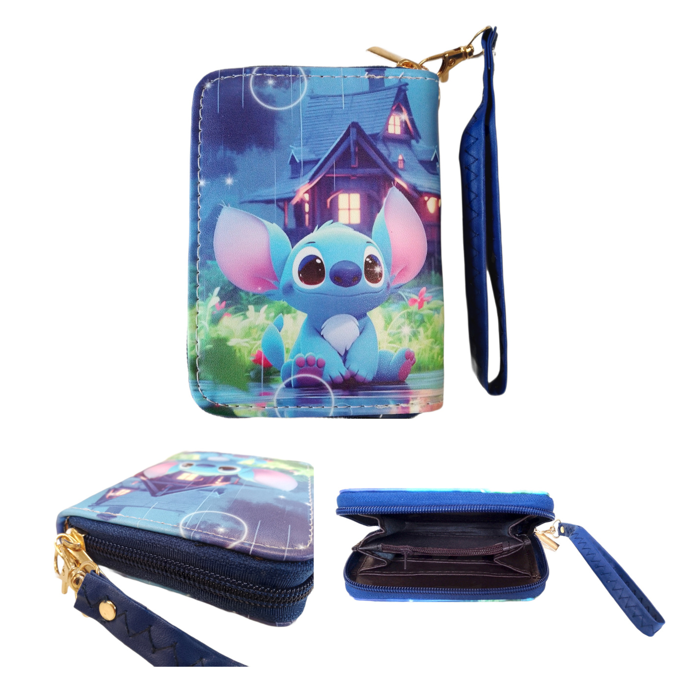 Dětská peněženka Lilo a Stitch s poutkem a karabinou