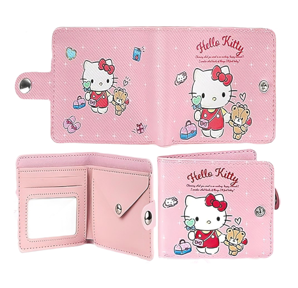 Dětská peněženka Hello Kitty se zapínáním