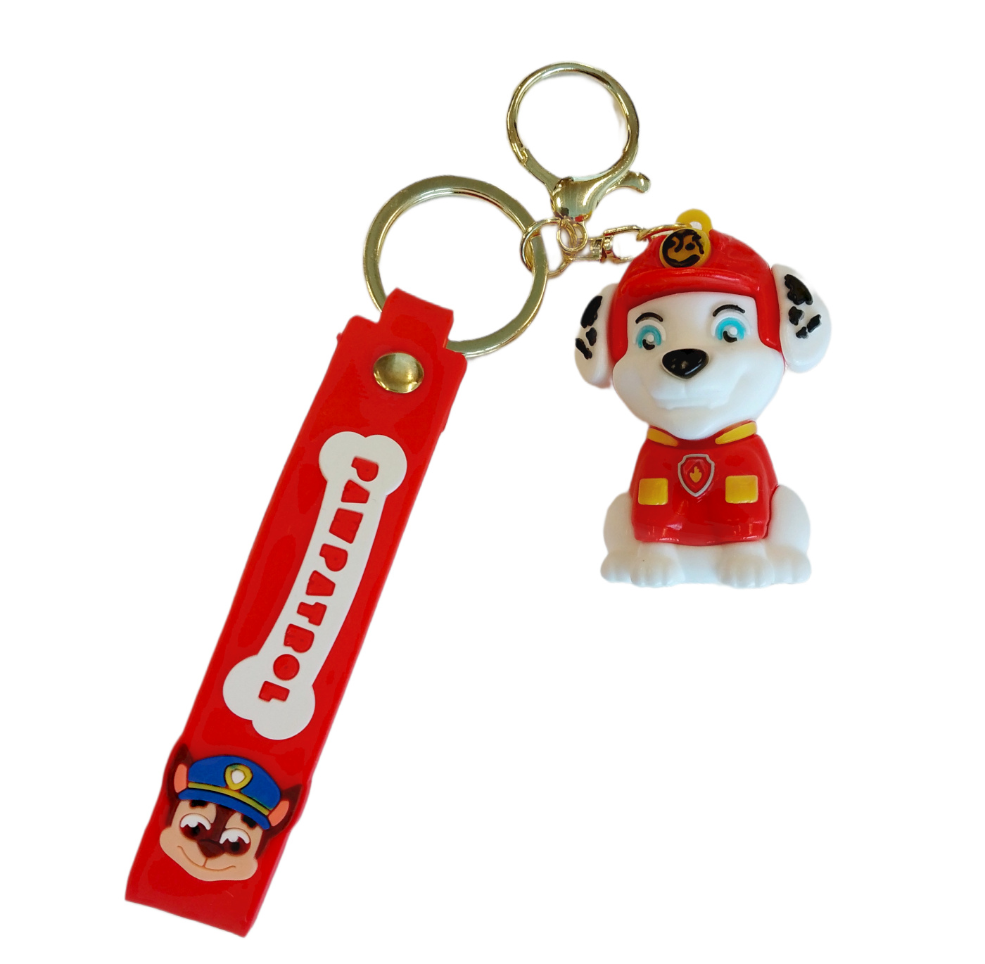 Dětská klíčenka Tlapková patrola Marshall s poutkem a karabinou