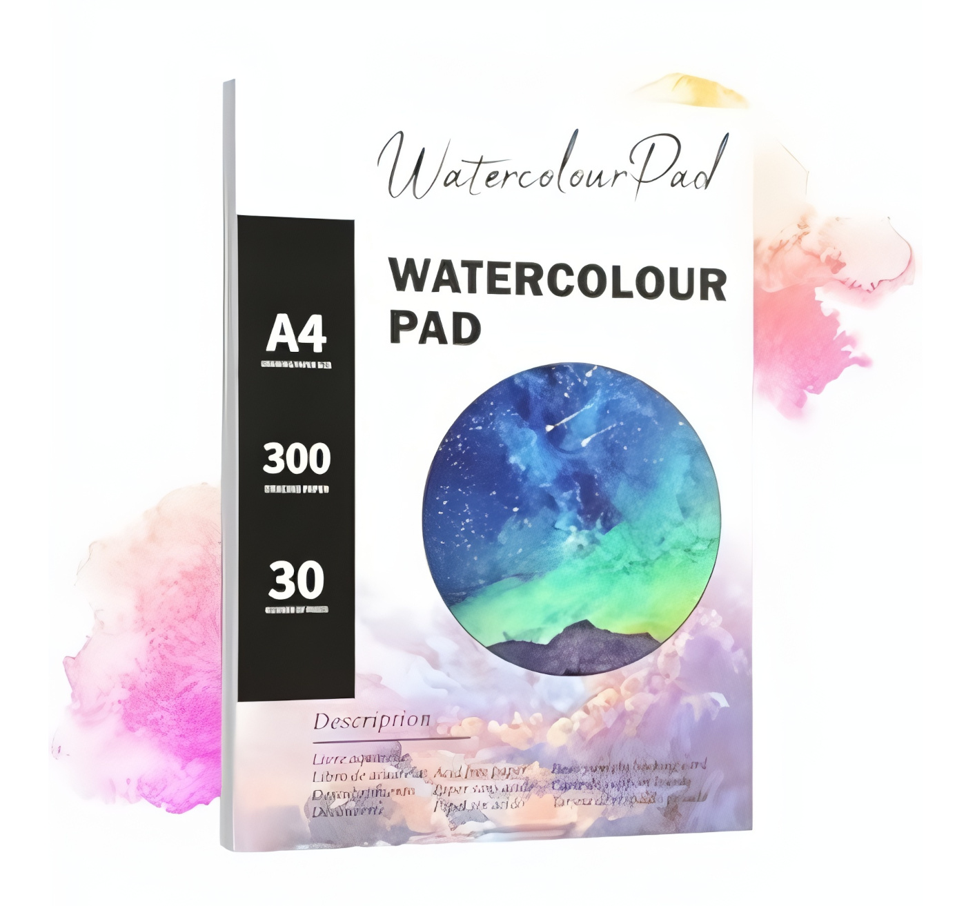 Malířský akvarelový blok Aqua - 180g 24 listů A4