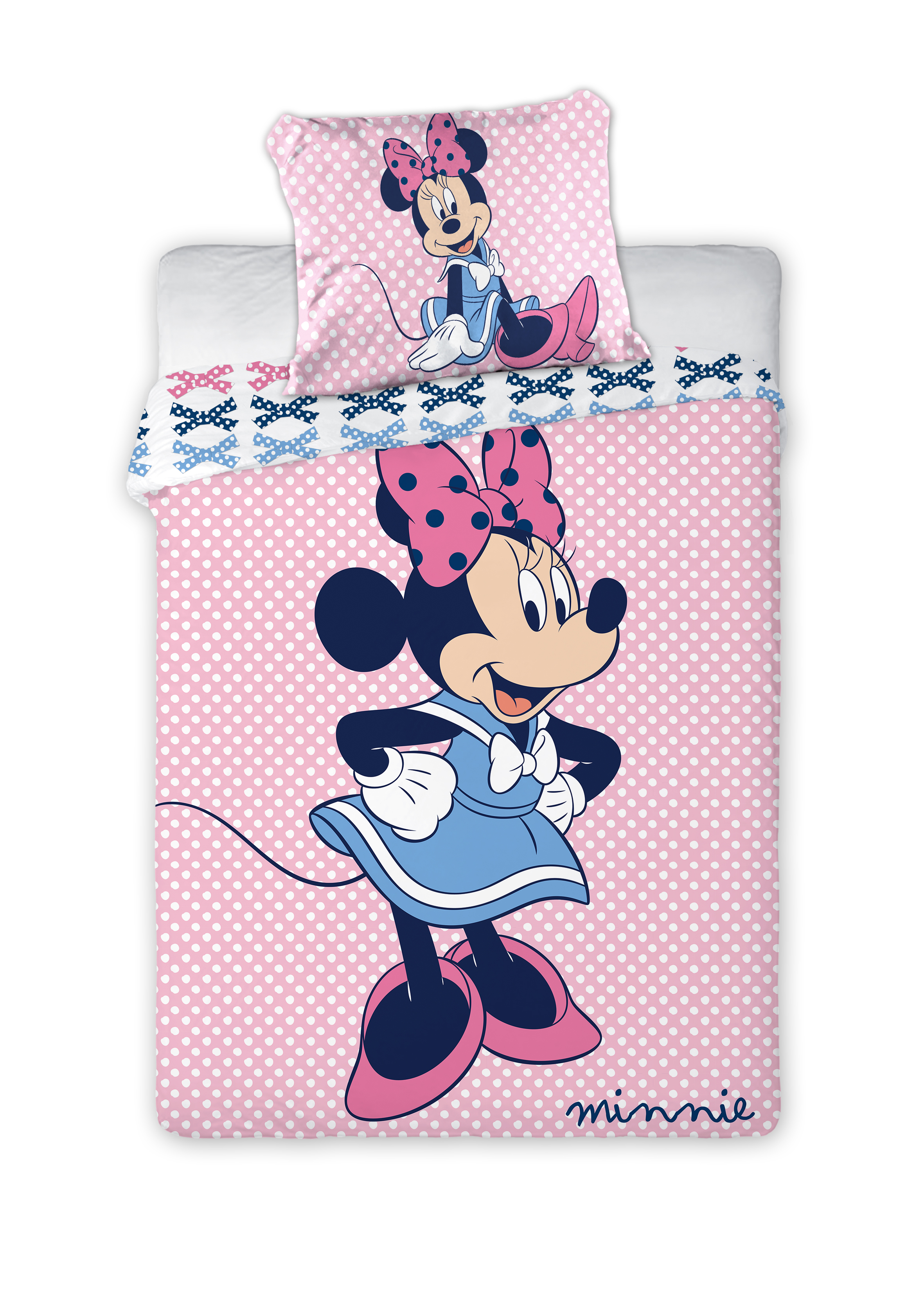 Dětské povlečení Minnie růžové 135x100 cm