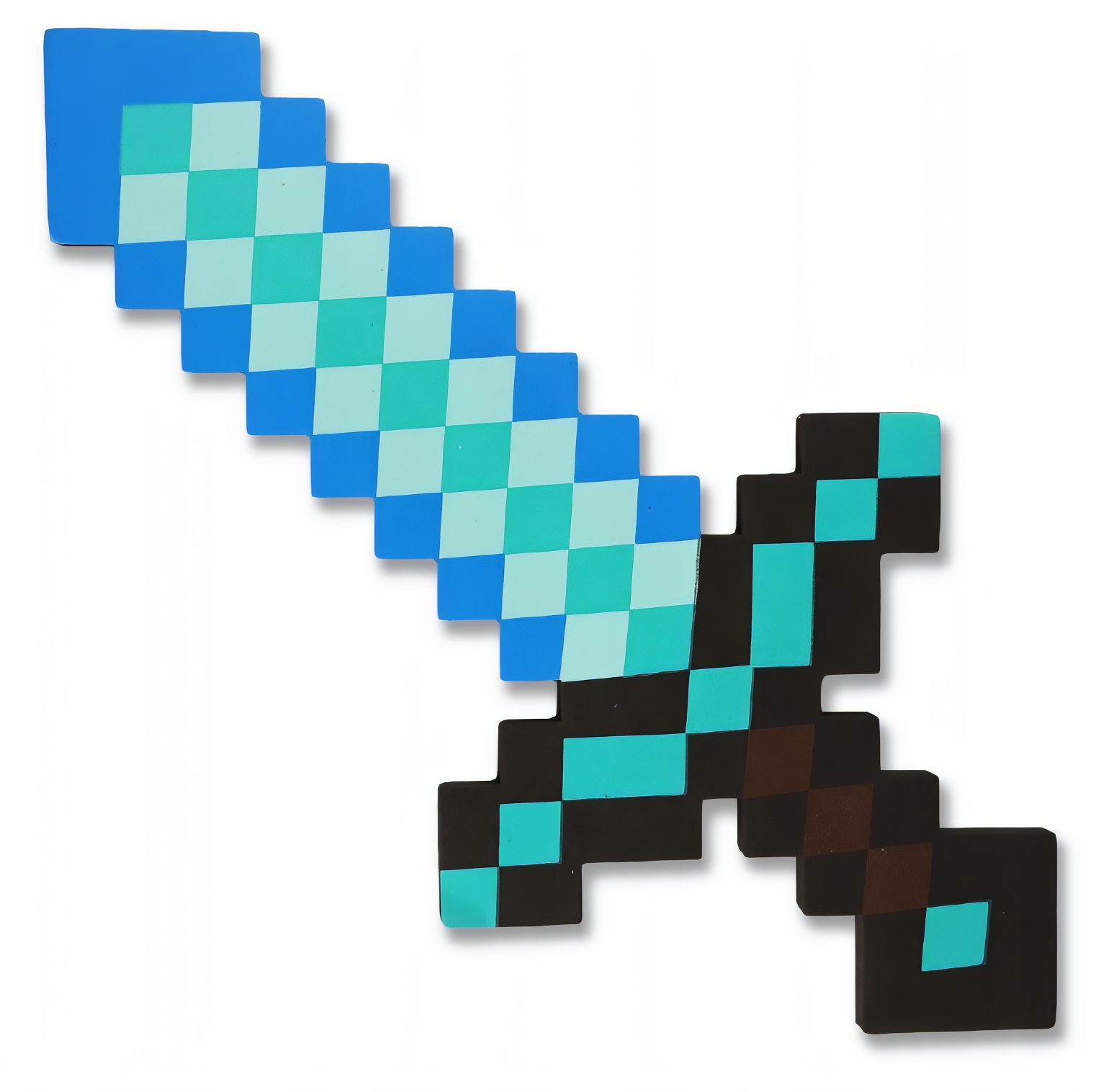 Diamantový meč Minecraft 45 cm pěnový