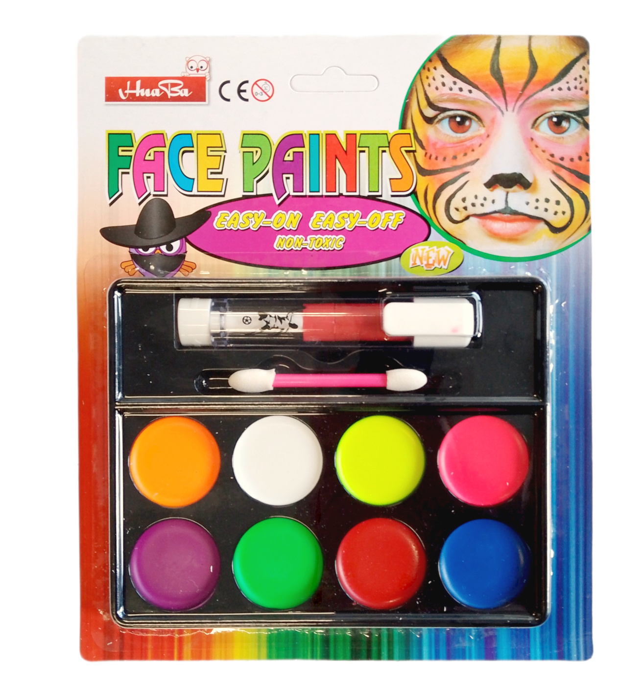 Dětská sada barev na obličej a tělo EXPRESSIVE 10ks